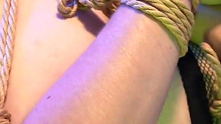 Ltt Red Tied in Ropes and Struggle