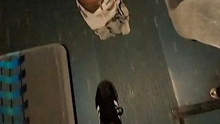 I can't believe I'm doing this" Cheating wife fucking in back of bus after bachelorette party