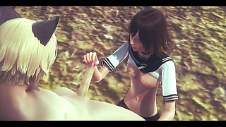 Hentai Uncensored 3D - Mia and Elf Hard Sex - Japanese Asian Manga Anime Film Game Porn