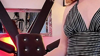 Sensual Scarf Bondage and JOI