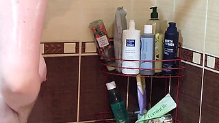 Horny Husband Watches His Chubby Wife Shower, Then They Enjoy Some Hot Time Together