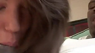 Interracial video with Miss Cloe a young slut with a smooth vagina and brown hair wants a BBC and drink cum