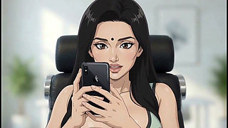 Indian teacher webcam