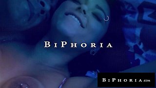 Biphoria featuring Sage Roux and Brogan's bisexual mmf dirt