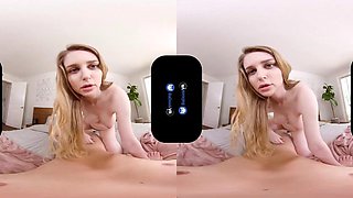 Blonde loves to suck dick: Doggy, Cowgirl  Missonary VR Porn