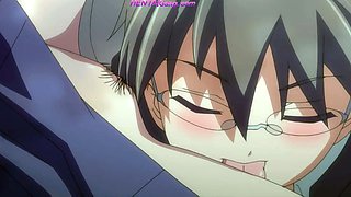 Public park anime slut drops panties for wet pussy play