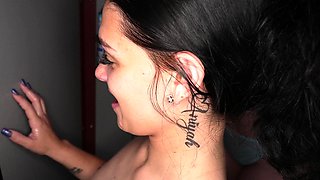 Glory hole blowjob amateur passionate bj