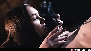 Cigarette sex with wet Steve Q from Smoking Hawt