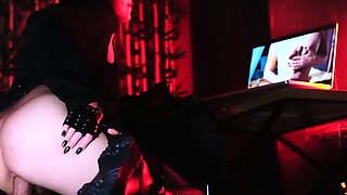 Violet lovely amateur redhead woman toying