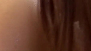Lesbian Sexy Girls Play with Magic Wand in Bathtub