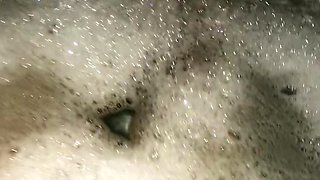 Sarah Rose masturbates her hairy pussy