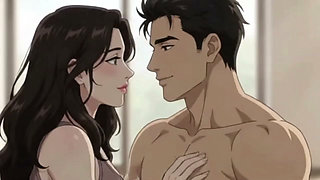 Cheating wife secret affair with yoga instructor when husband out