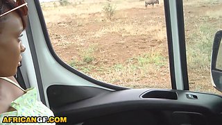 Cute Black Girlfriend HARDCORE Deep Throat & Doggystyle Makes Her Drip