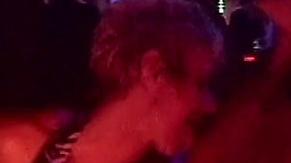She Was Enjoying Sucking Three Big Hard Cock Before She Get Fucked