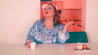 Glasses Facial Recipe - How To Make A Sad Milf Happy With One Thick Load! Hairy Pussy Licking, Cowgirl Ride & Glasses Facial