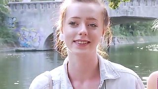 Amateur blonde pals share passionate kisses