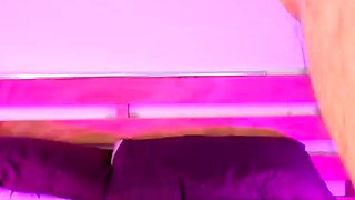 Chubby big tits shemale jerking her big cock