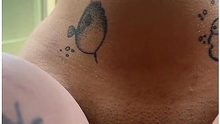 Slut rides a stranger’s cock while flashing from a window