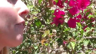 Big Tit Blonde Neighbor Sneaks Over for Sex