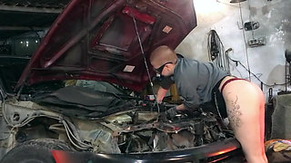 Sexy Mechanic Vilu Vidish Gets Pounded Toyota Ae101