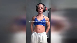 ThickMouse9 Flashes Pussy in Steamy Lesbian Yoga