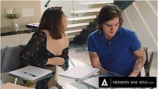 Frustrated Teacher Alex Coal Has Threesome With Misbehaving Hormonal Students