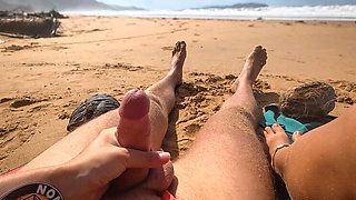 Amateur Beach Sex: Wet Pussy Fingering & Squirting in Ocean Doggystyle