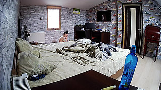 Stella Solo Full Naked Workout - Real Homemade Amateur