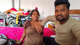 Desi Village Bhabhi Shows Huge Boobs to Devar and Lets Him Fuck Them - Big Nipple Sucking Fun