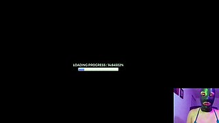 Two 3d cartoon cuties are ready for their bath