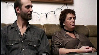 Fat German Granny sucks dick and gets stuffed with toys