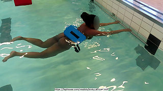 I'm Learning to Swim in the Local Nudist Clubs's Swimming Pool, Lesson 01