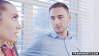 Can We Make It Cheaper? Tiny Brunette Teen 18+ Pounded