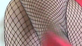 Misss a Catching You with Her Sexy Fishnets 2