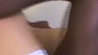 Sexy Slut in White Stockings Banged by a Big Black Cock