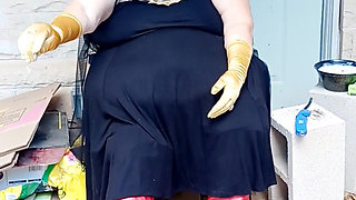 Bat Girl Is Taking a Smoke Break in Her