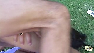 By Letting The Gardener Scold Her Asian Ass Outside, Lyla Lei Convinces Him To Remain