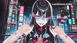 Raven Babe Gets Fucked In Cyberpunk