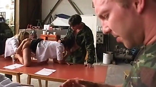 New hot cadets are fucked and subject to a hard sex lesson