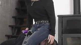Under Mistress Sydney's Jeans!