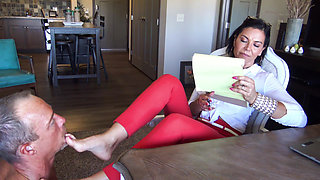 Office Foot Bitch!