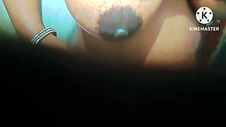 Huge Boobs Girl Bathing and Seducing Her Step Brother When She Came to Know He Is Peeking Her