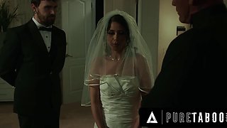 Bride Penelope Reed spent her wedding night with her husband's stepdad as tradition