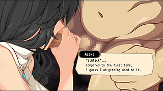 Hentai Game - Umi no le NTR Story - GF Paizuri and Blowjob Scenes - Hentai Gallery