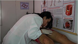 Nurse Gets Excited By Patients Erection