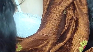 Hot indian bhabhi sex with her old college friend and give him great blowjob.