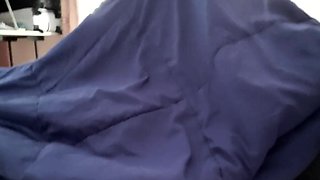 Secretly Under Covers Using Sucking Sex Toy Invention to
