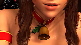 Aerith Xmas POV Cowgirl Ride - Final Fantasy 7 3D Animation