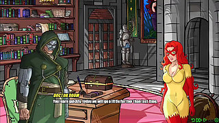 girl with perfect big tits and big ass strips for her master - doomination gameplay