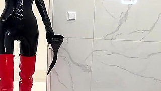 Slave Milking and a Double Golden Shower